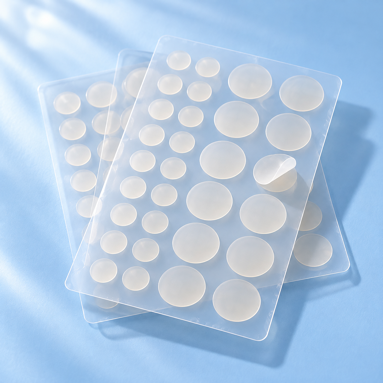 Daydot translucent round patches