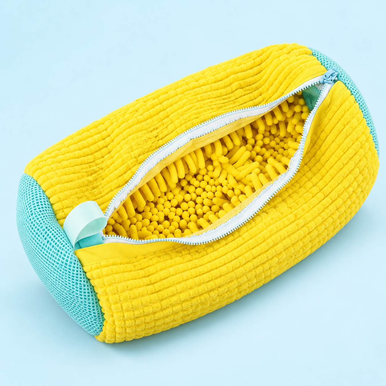 Yellow Rinse Club sneaker washing bag